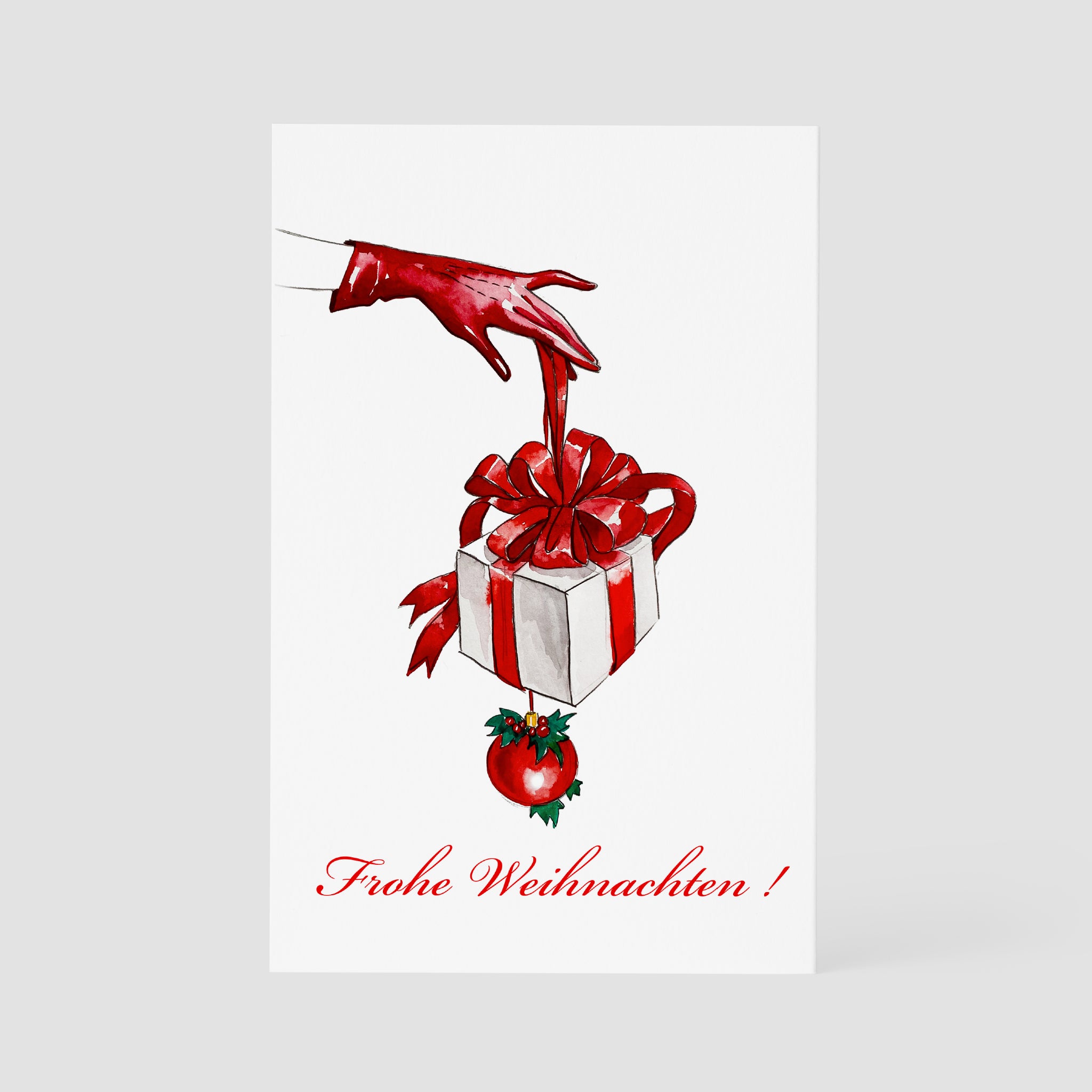 Weihnachten - Weihnachtsgeschenk "Frohe Weihnachten", DIN B6
