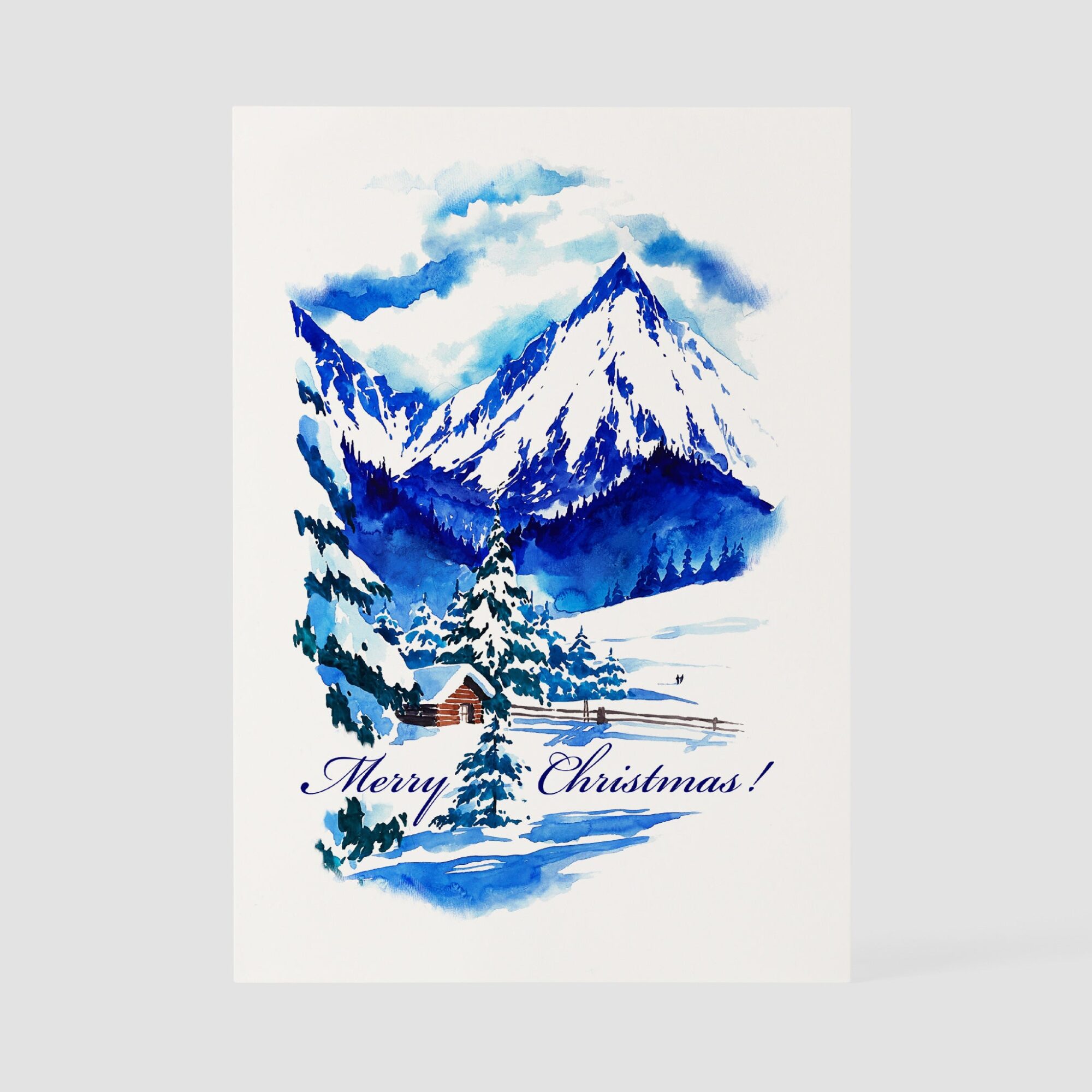 Weihnachten - Alpen "Frohe Weihnachten", DIN A5