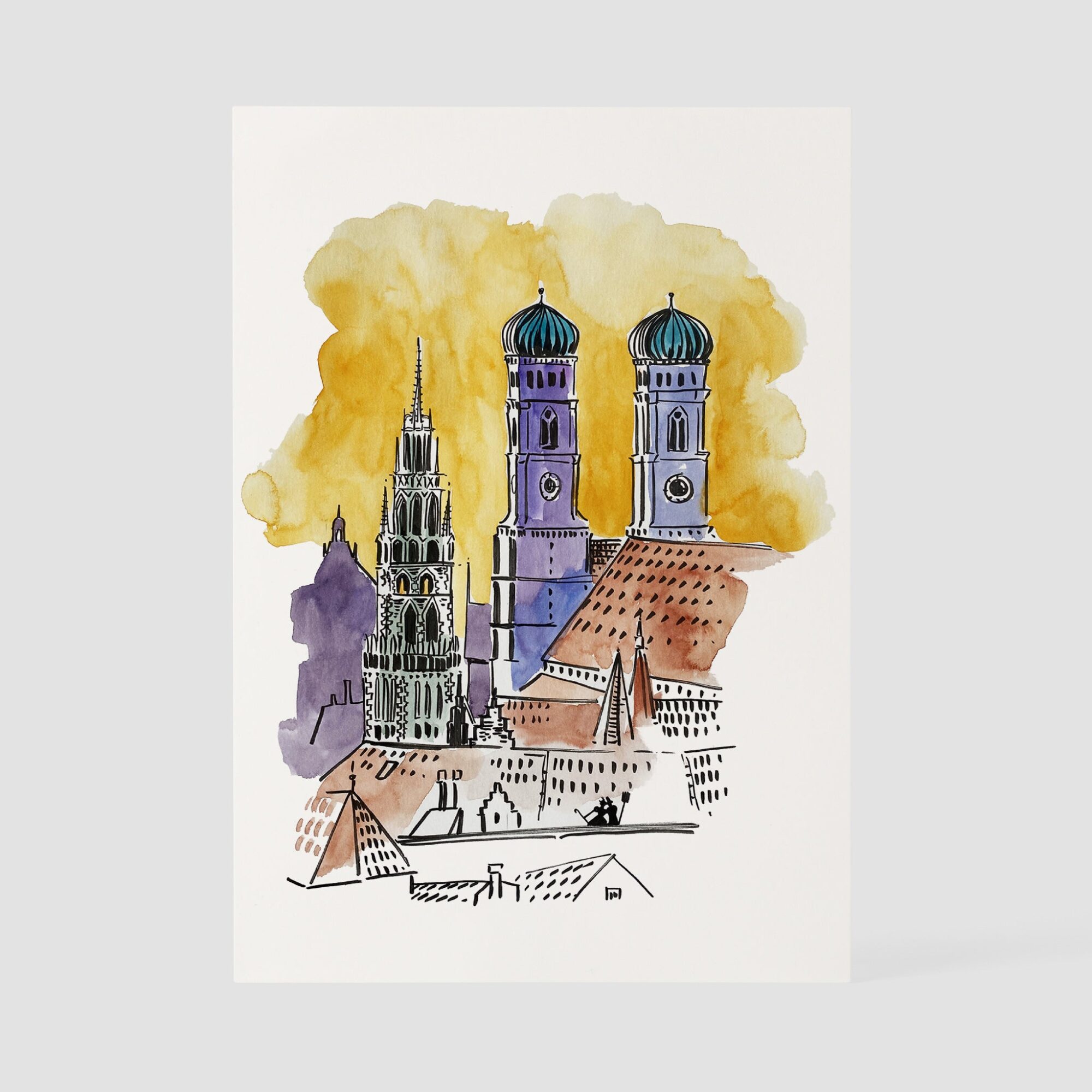Bavaria - Frauenkirche, DIN A5