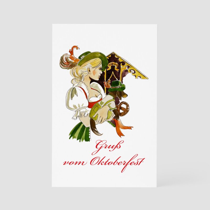 Oktoberfest – Oktoberfest "Greetings from Oktoberfest", DIN B6