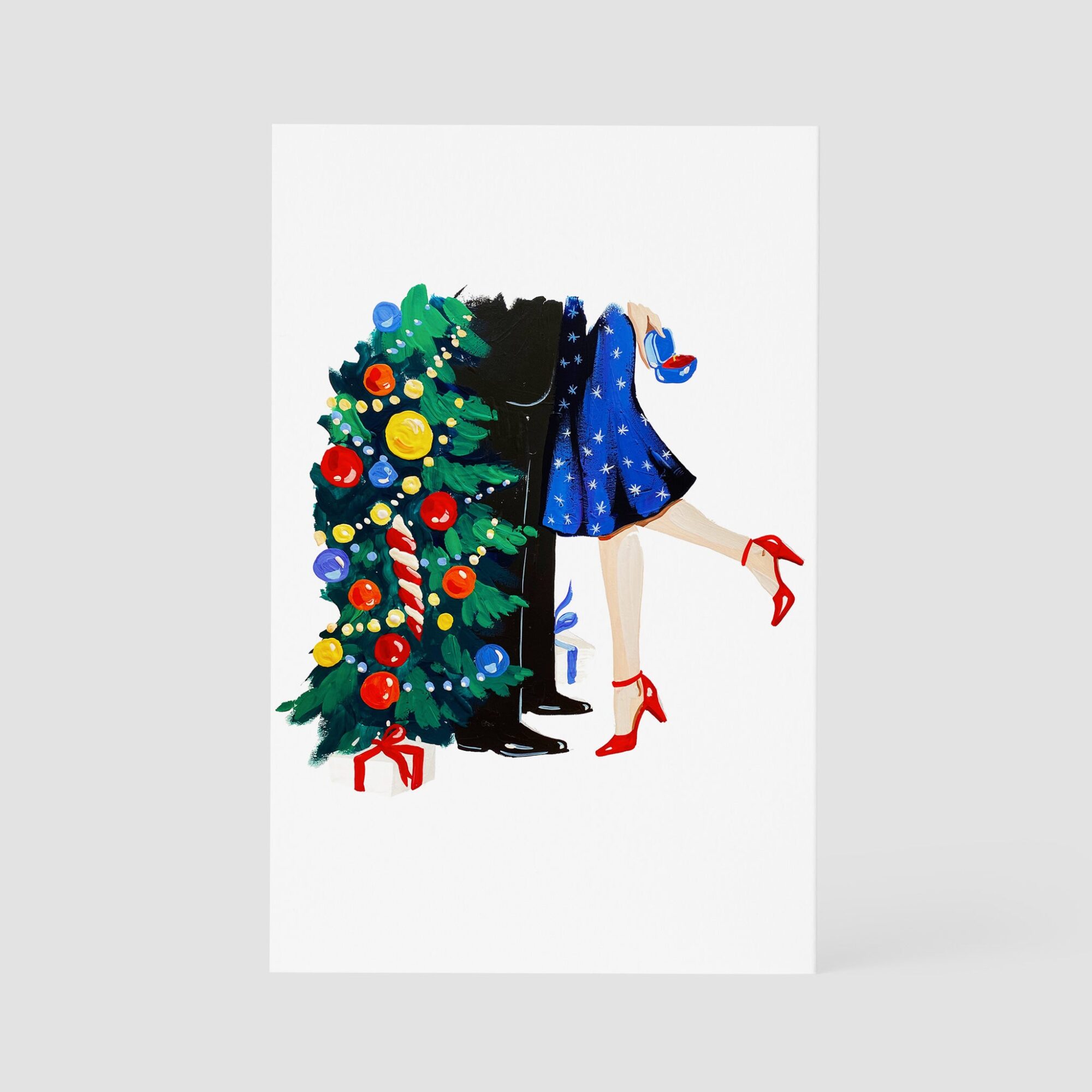 Weihnachten - Weihnachtsüberraschung, DIN B6