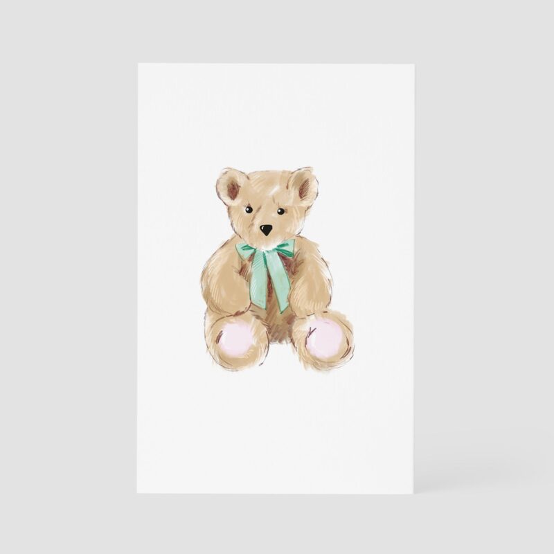 Geburt - Teddybär, DIN B6