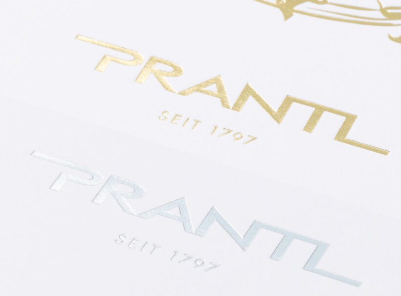 Prantl-Veredelungen - Heißfolienprägung Prantl-Veredelungen - Heißfolienprägung