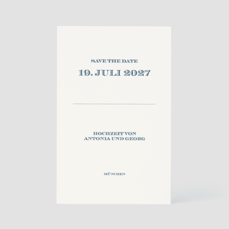 Save The Date C Classic New 2 C B6 H A001343