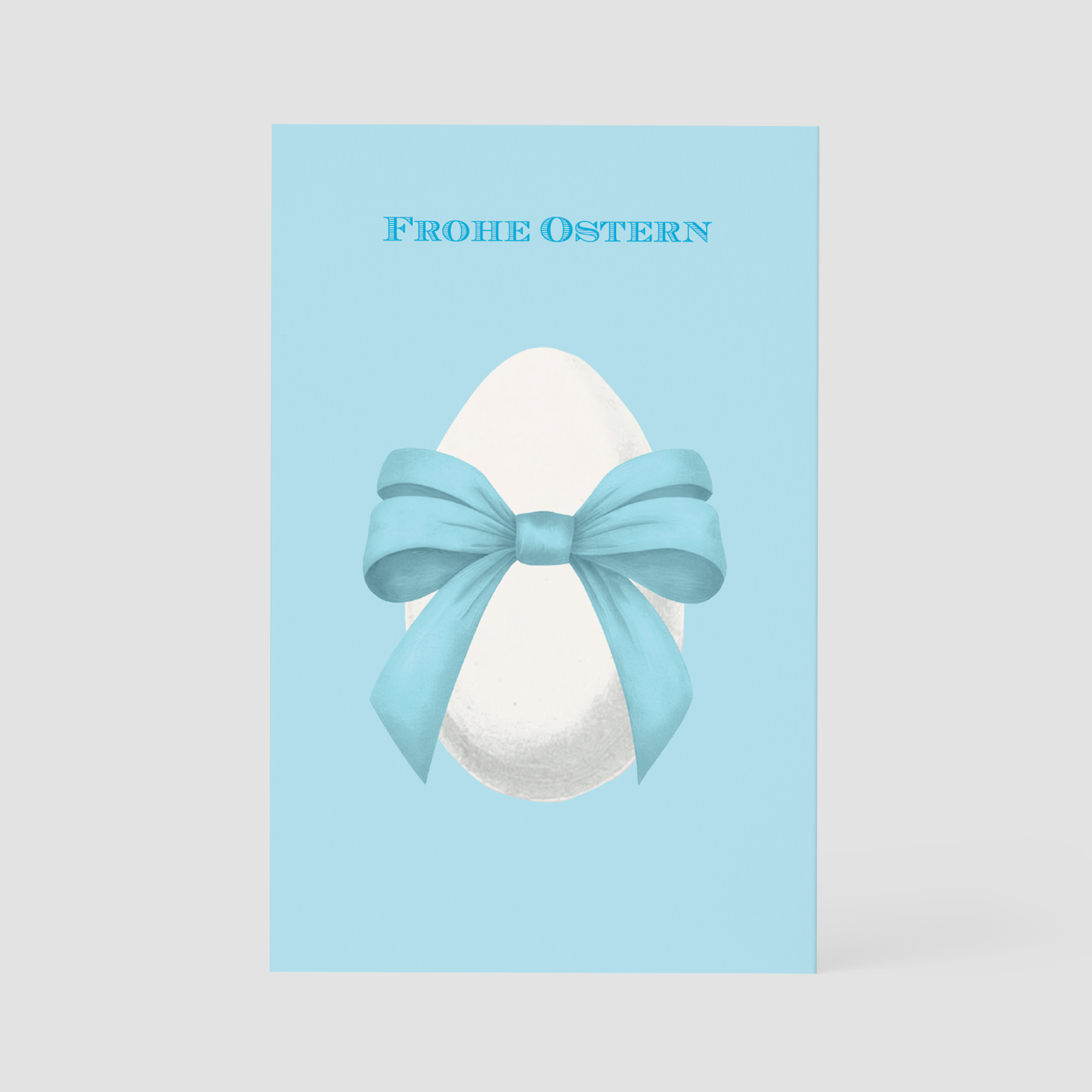 Blue Egg With Bow