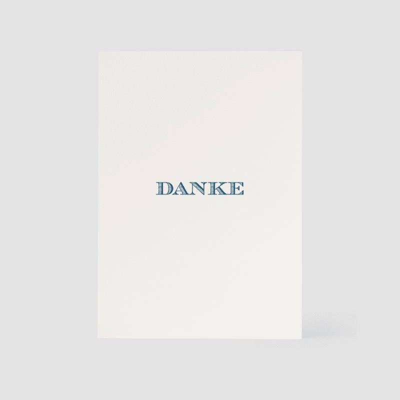 Dankeskarte A6 A001346