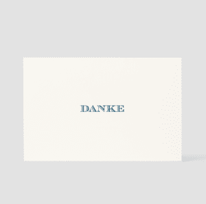 Dankeskarte
