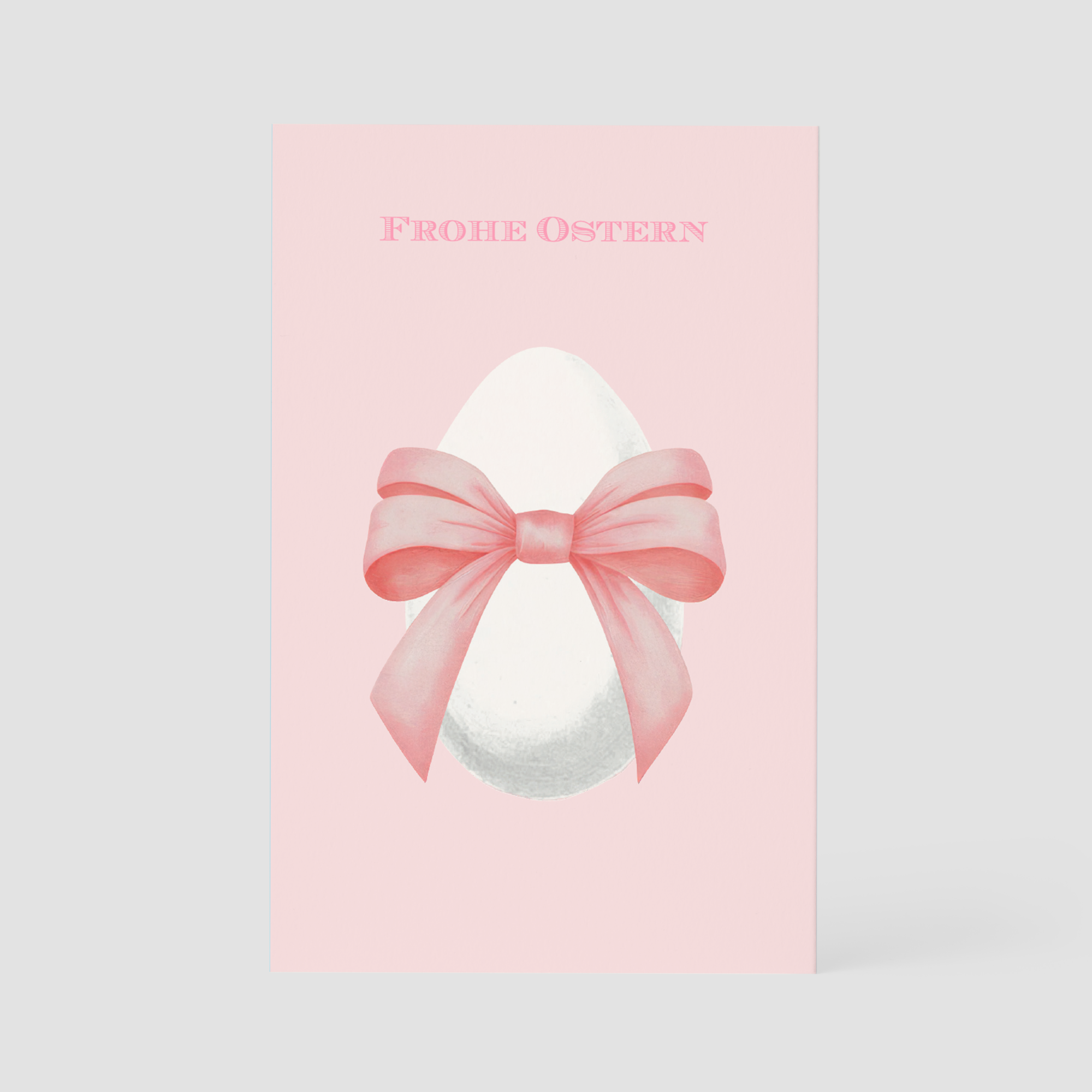 Pink Egg With Bow