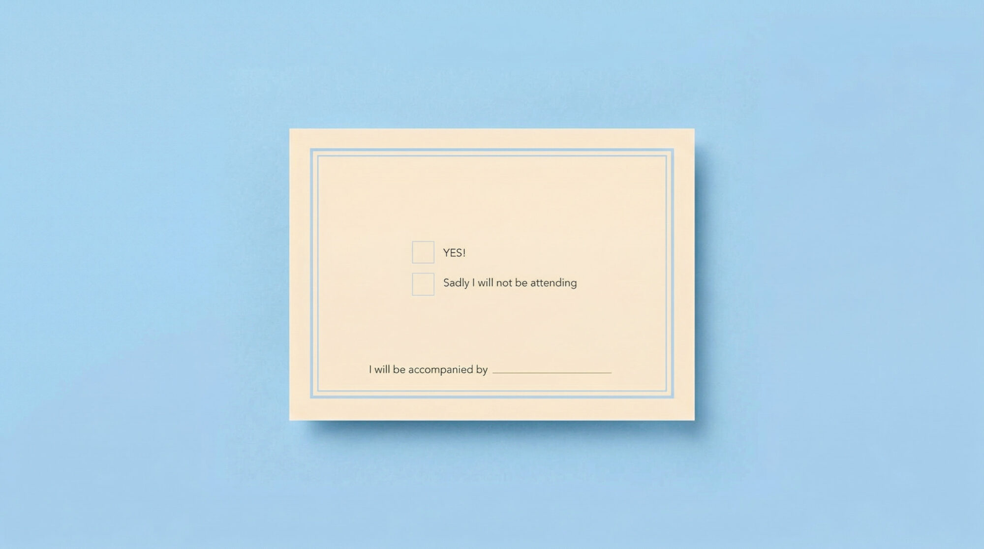 RSVP Card