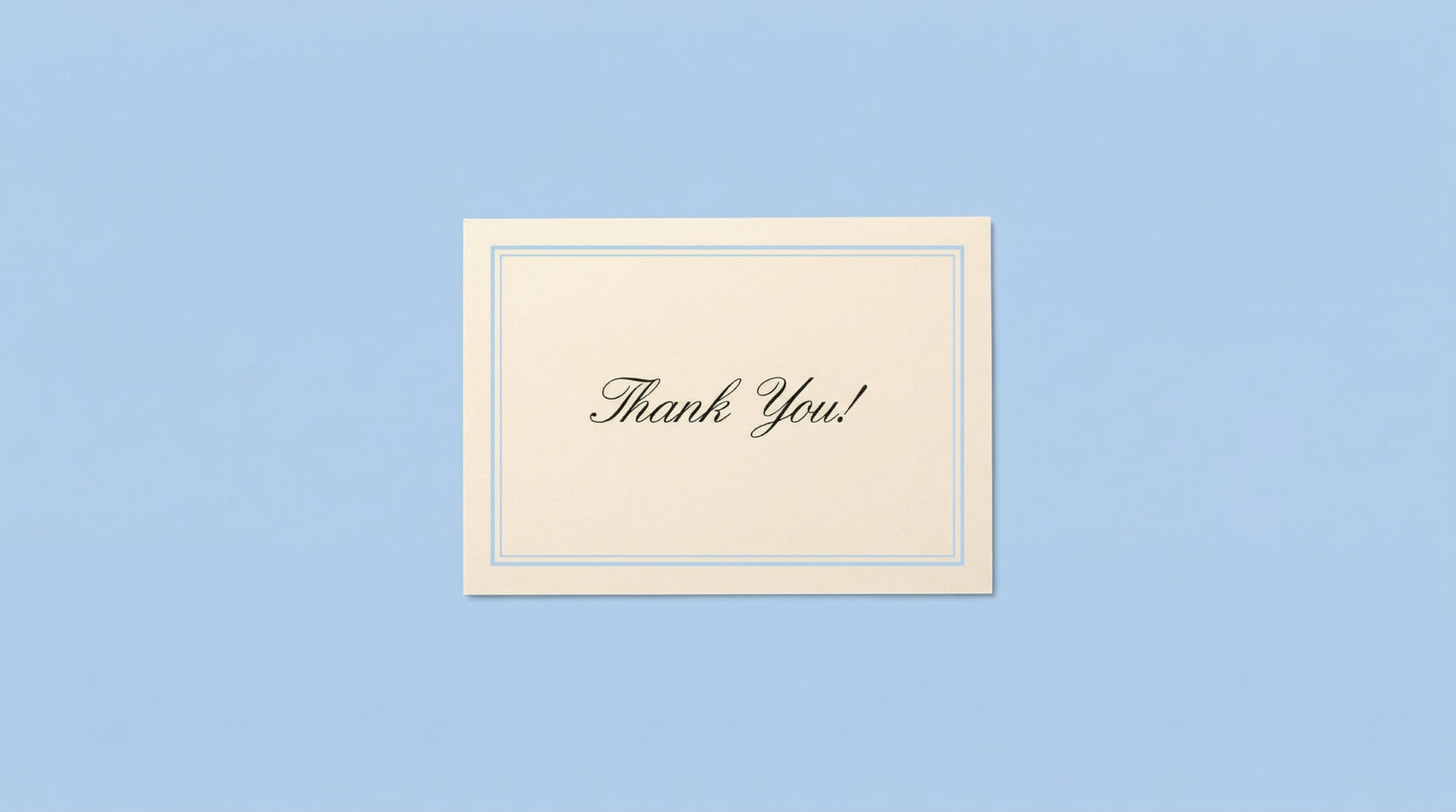 Thank You Card
