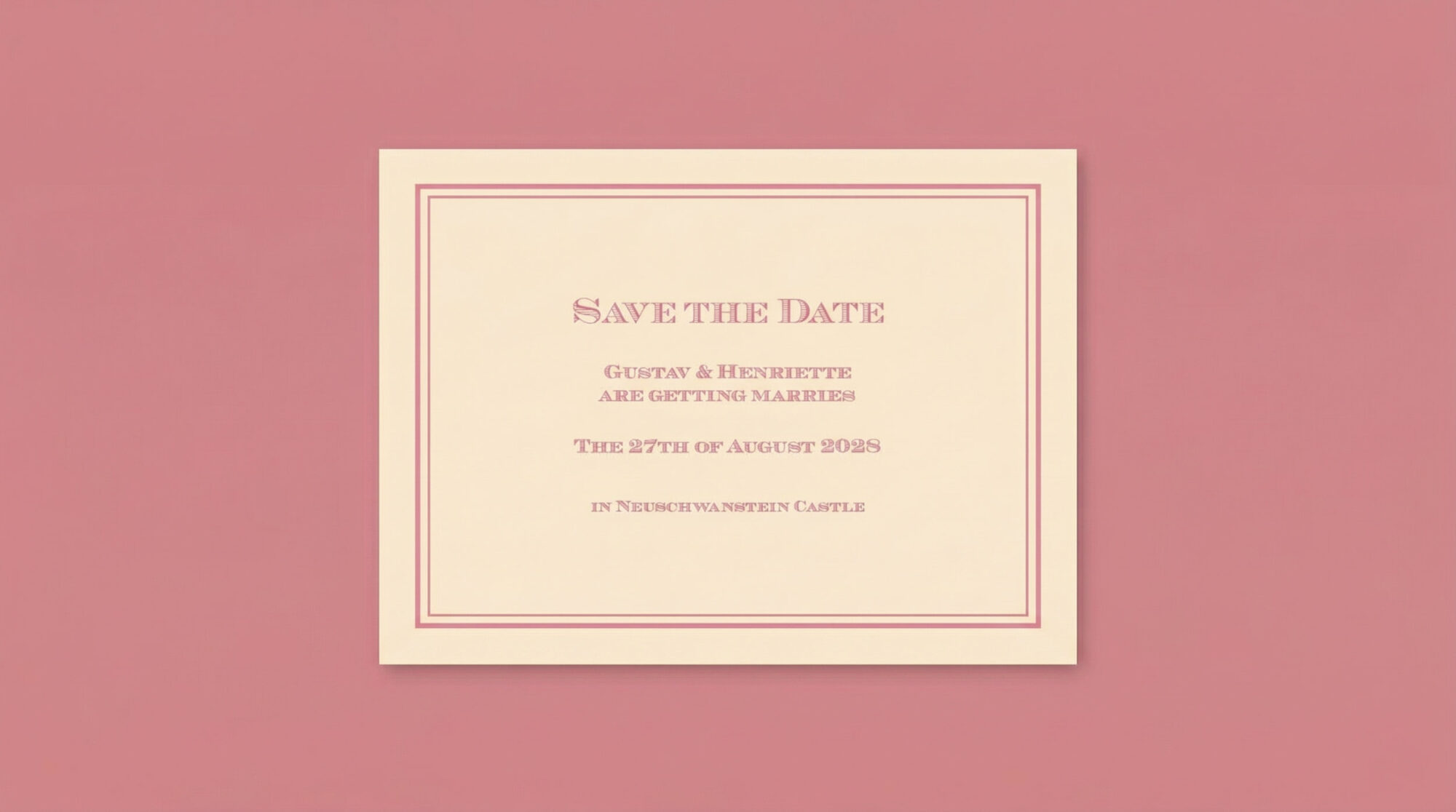 Save the Date