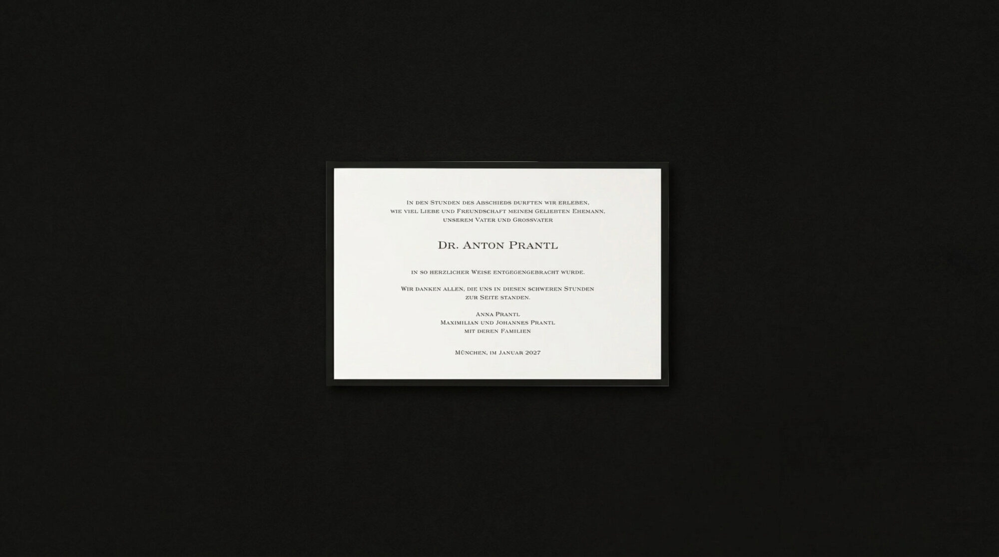 Thank You Card